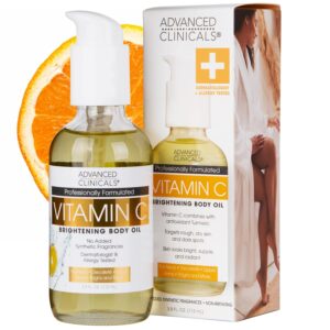 Advanced Clinicals Vitamin C Illuminating Body Oil (3.8 Fl Oz)